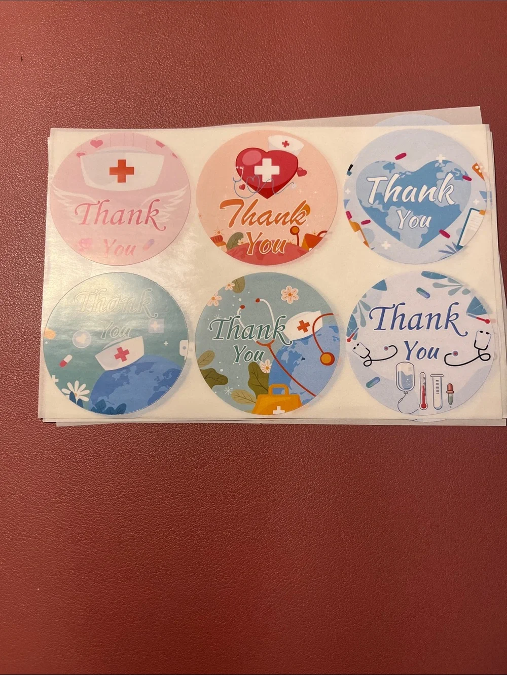 Healthcare Appreciation cards- 24 cards 6 different kinds four of each style
